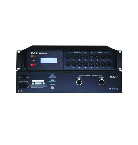 NATL8008网络音频传输器(8进8出)