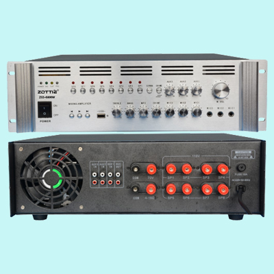 ZGS-8800W ZGS-81000W ZGS-81500W ZGS-82000W 3U八分区合并式功放