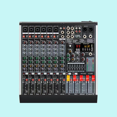 ZTT-R802 8路2编组带效果USB蓝牙调音台