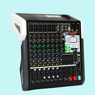  ZTT-Z101F 10路带 效果 反馈 USB 7段均衡 蓝牙调音台