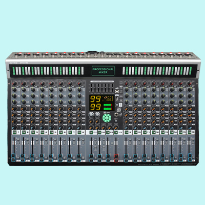 ZTT-A1162 16路2编组 双99种效果 分段LED电平显示 USB 7段均衡 蓝牙调音台