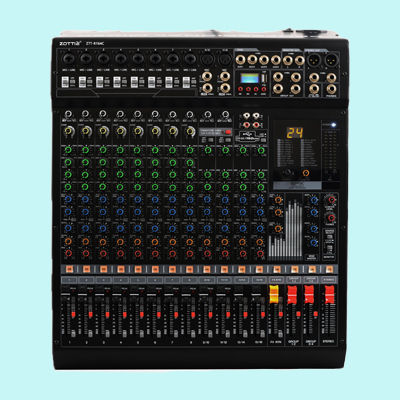  ZTT-R164C 16路4编组带24种效果压限演出USB带蓝牙调音台